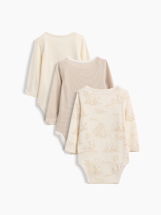 Image number 2 showing, Baby First Favorites Organic Cotton Brannan Bear Bodysuit (3-Pack)
