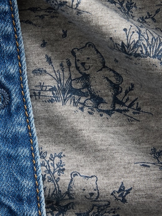 Image number 3 showing, Baby Denim Brannan Bear Hooded Jacket