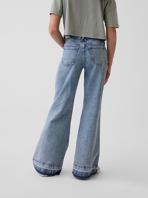 Image number 4 showing, Kids Low Rise Relaxed Flare Jeans