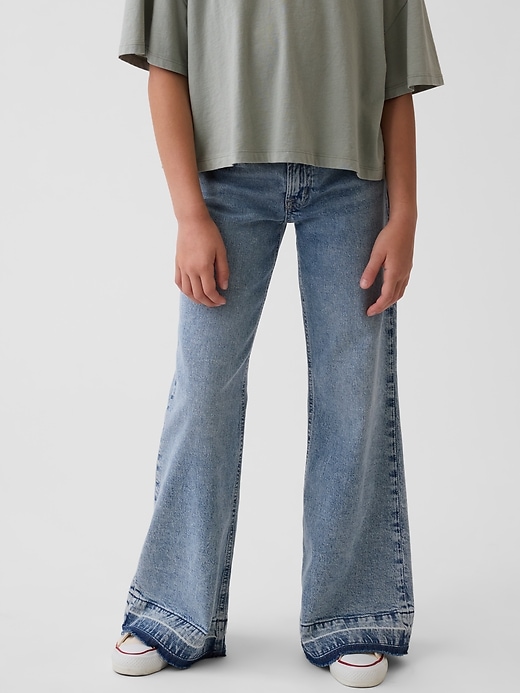 Image number 3 showing, Kids Low Rise Relaxed Flare Jeans