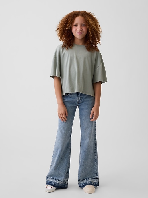 Image number 6 showing, Kids Low Rise Relaxed Flare Jeans