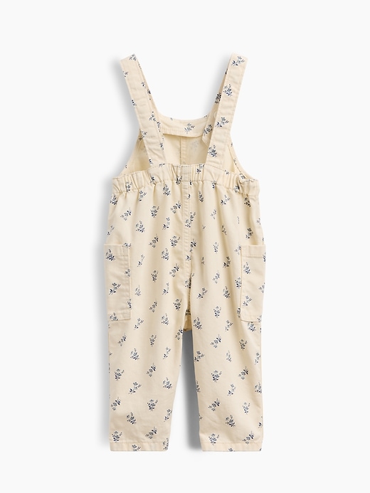 Image number 2 showing, Baby Floral Print Overalls