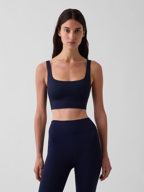GapFit Smooth Square-Neck Sports Bra