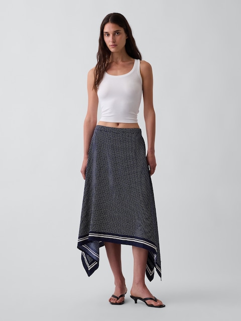 Handkerchief Maxi Skirt
