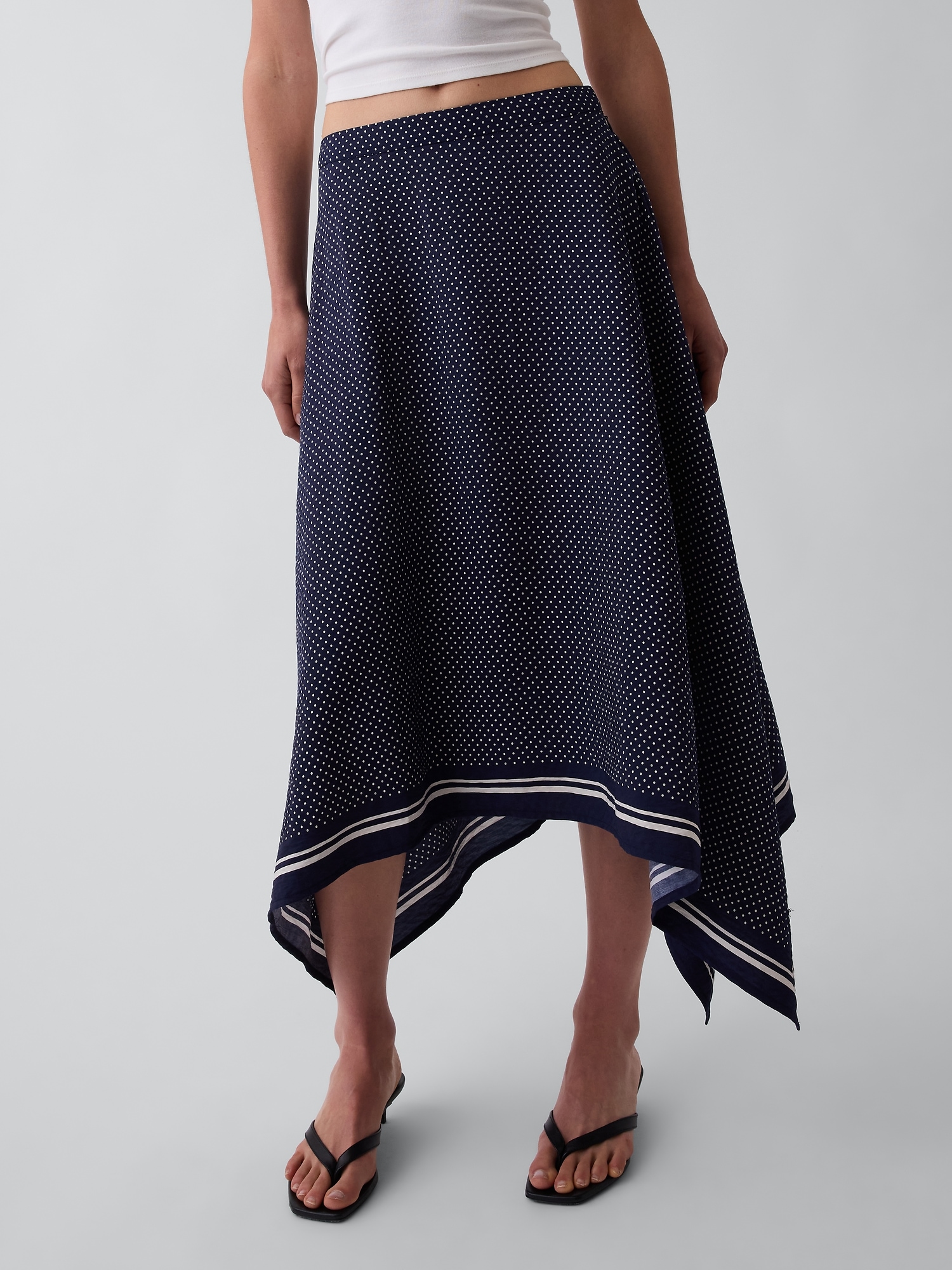 Handkerchief Maxi Skirt