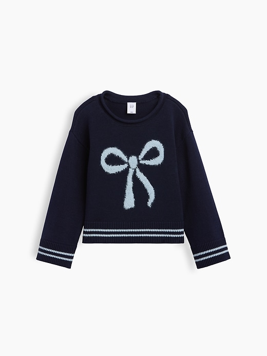 Image number 1 showing, Baby & Toddler Boxy Rollneck Sweater