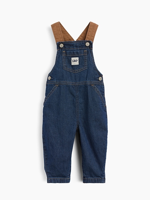 Image number 1 showing, Baby Denim Workwear Overalls