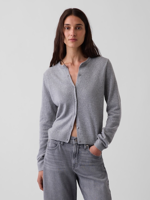 CashSoft Crop Cardigan