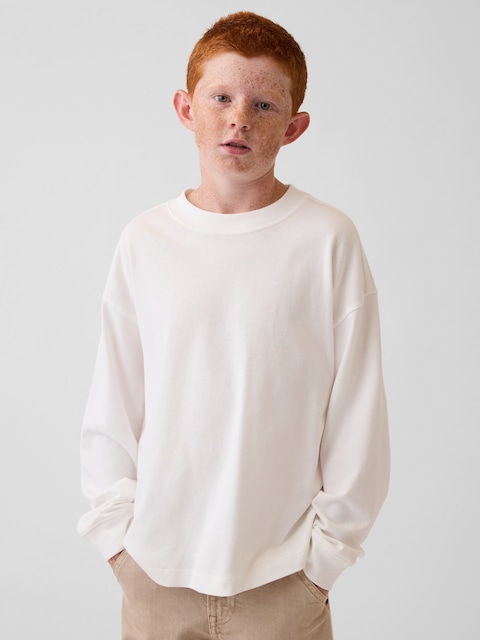 T-SHIRT SURDIMENSIONNÉ EN TISSU ÉPAIS POUR ENFANT