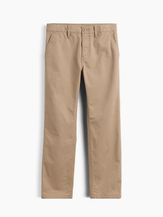 Image number 2 showing, Kids Modern Uniform Slim Straight Khakis
