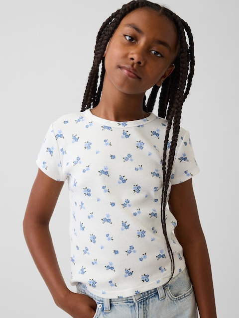 T-SHIRT CÔTELÉ POUR ENFANT
