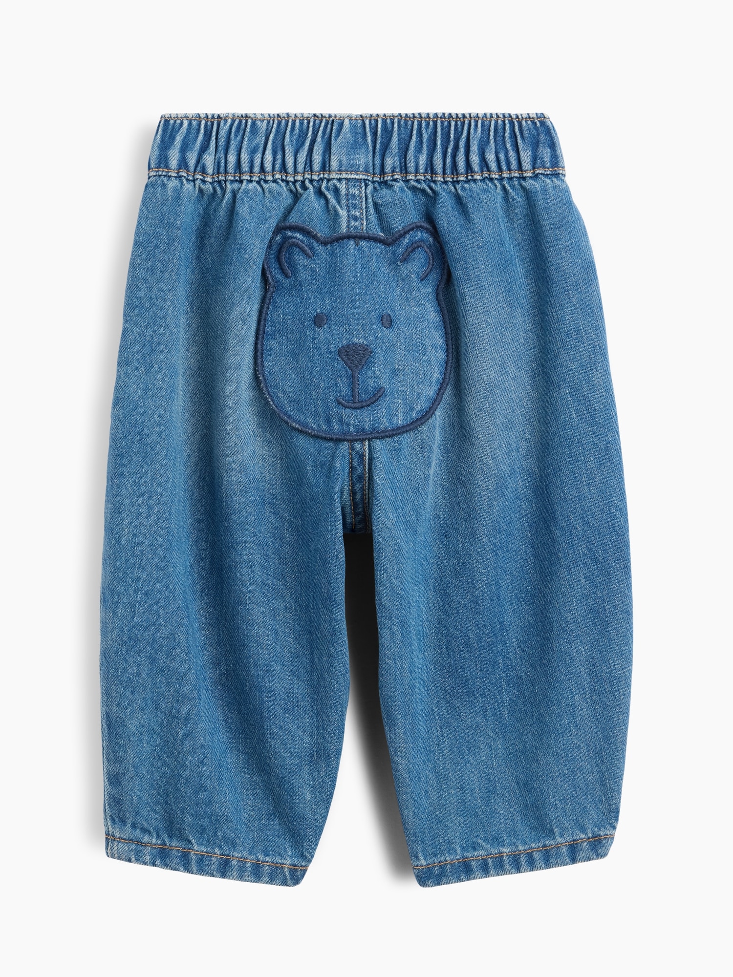 Jean coupe baril à taille extensible motif de l’ourson Brannan pour Bébé