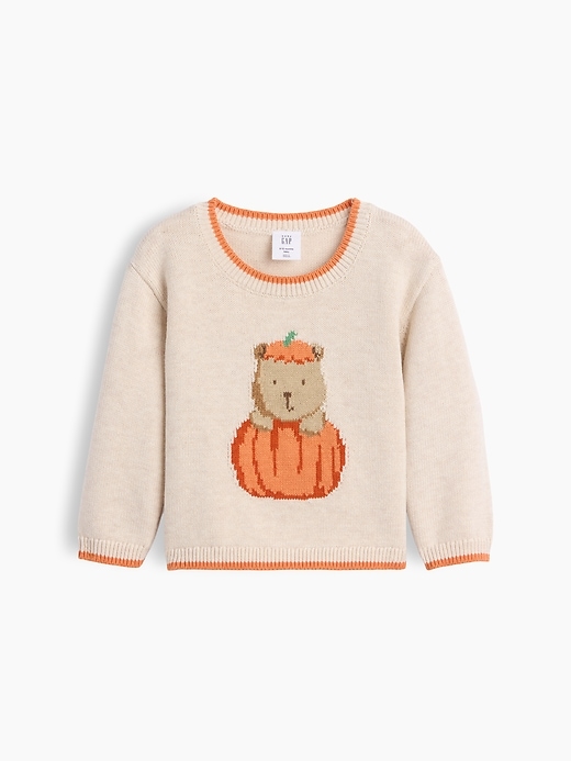 Image number 1 showing, Baby Brannan Bear Pumpkin Sweater