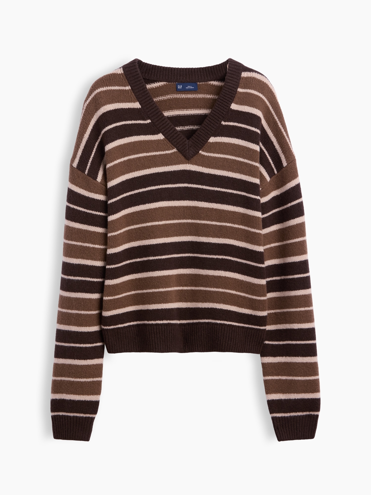 CashSoft Oversized V-Neck Sweater