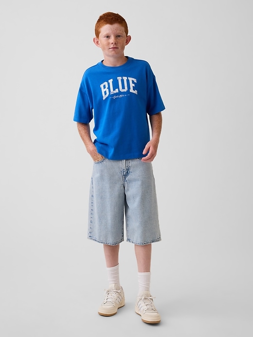 L'image numéro 3 présente T-shirt décontracté à logo Get Blue pour Enfant