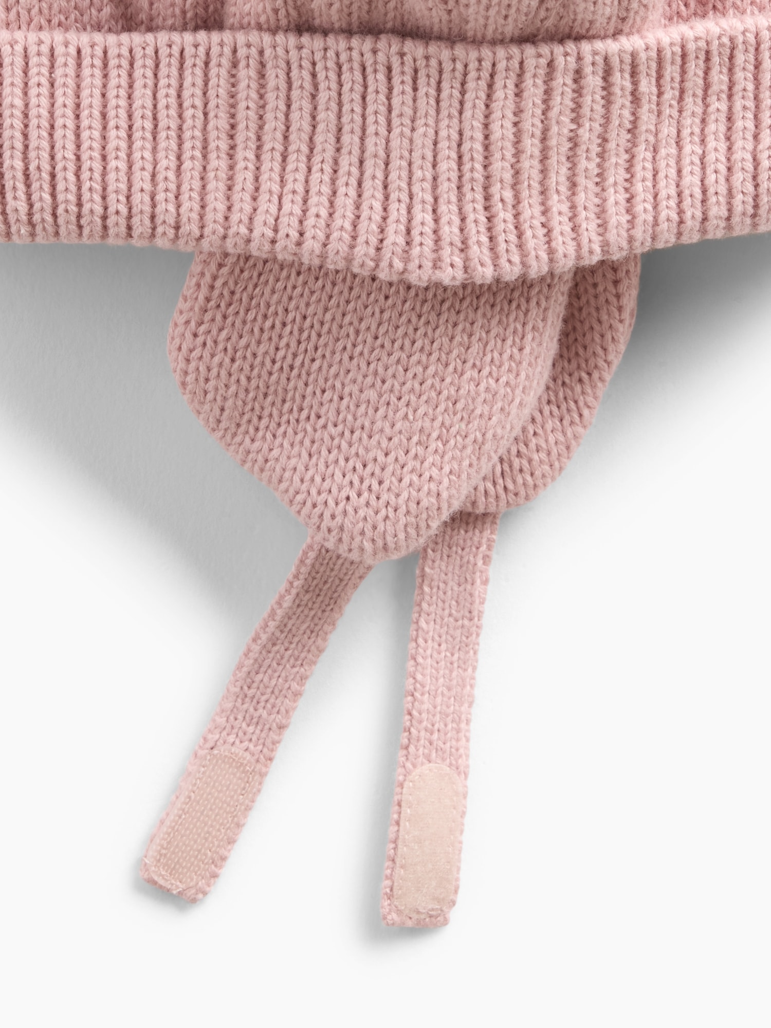 Bonnet en tricot torsadé doublé Sherpa à oreilles d’ours pour Béb