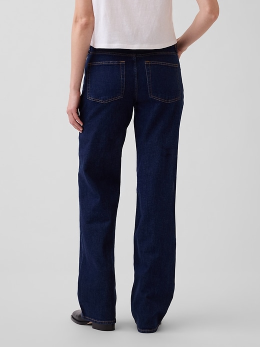L'image numéro 4 présente Jean ample années 90 à taille basse