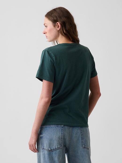 L'image numéro 3 présente T-shirt VintageDoux en coton biologique