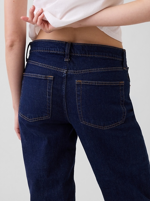 L'image numéro 7 présente Jean ample années 90 à taille basse