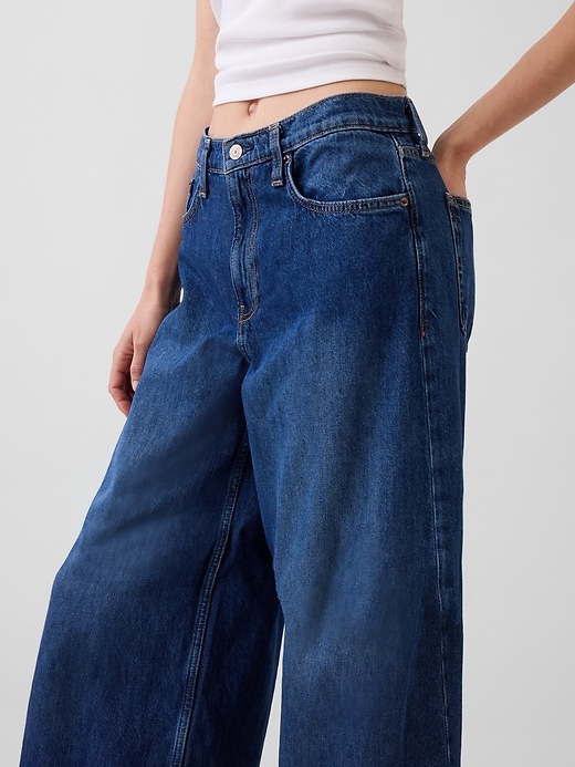 L'image numéro 5 présente Jean ballon très ample à taille mi-basse ample