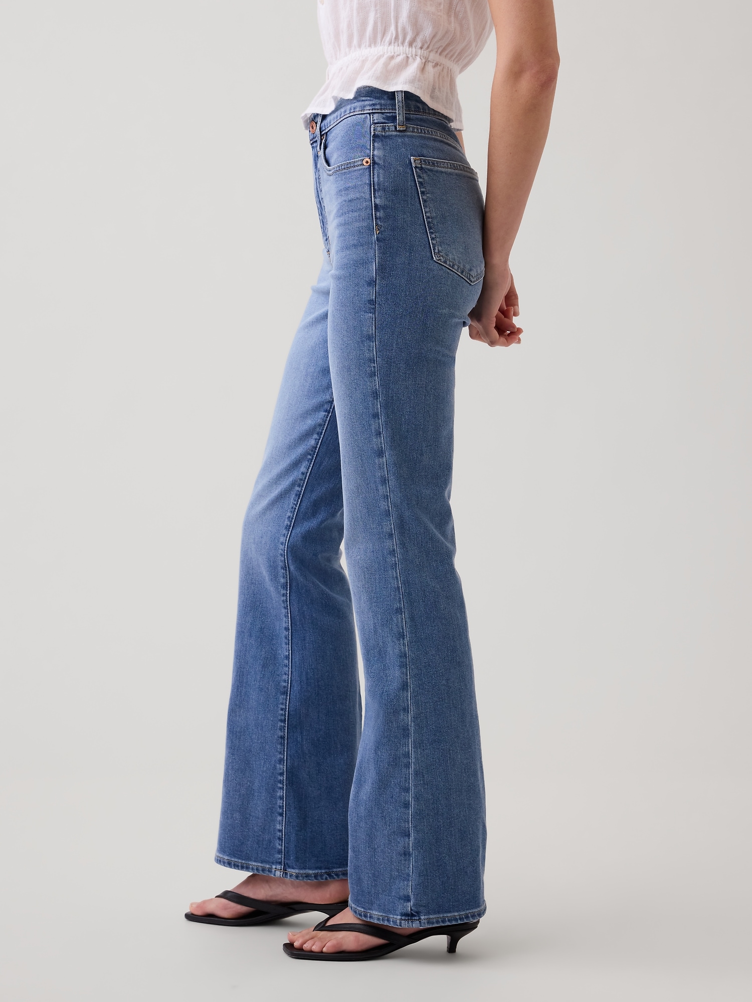 High Rise '70s Flare Jeans