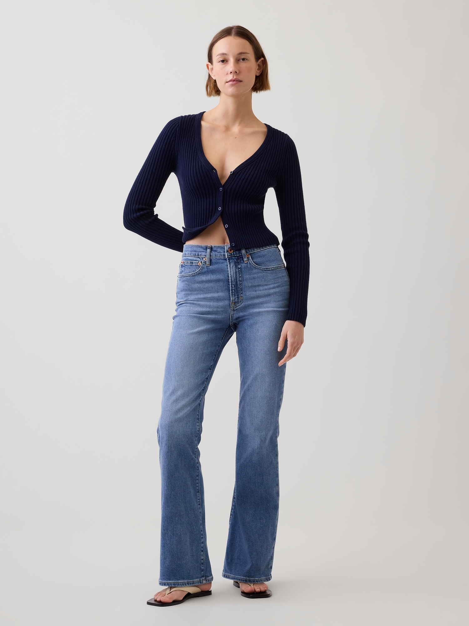 High Rise '70s Flare Jeans
