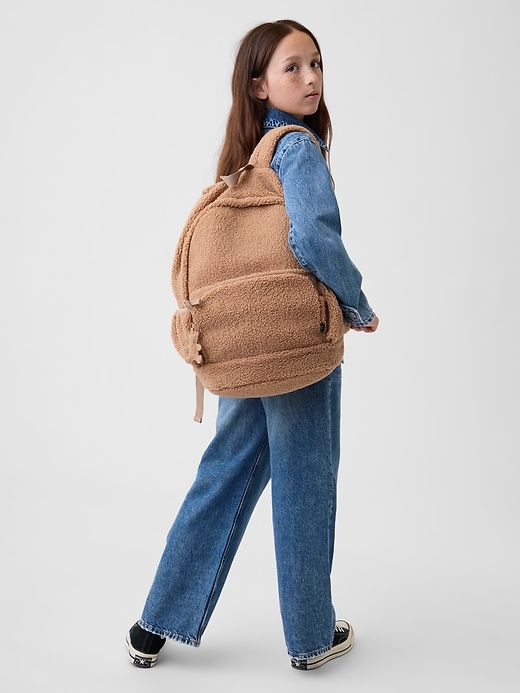 Image number 2 showing, Kids Sherpa Bear Backpack