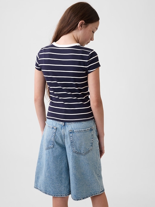 L'image numéro 3 présente T-shirt côtelé pour Enfant