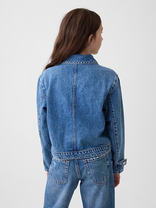 Image number 3 showing, Kids Denim Patch Pocket Jacket