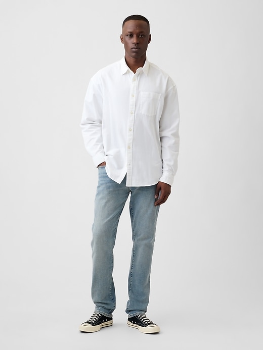 L'image numéro 1 présente Jeans étroits
