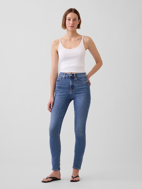 High Rise True Skinny Jeans