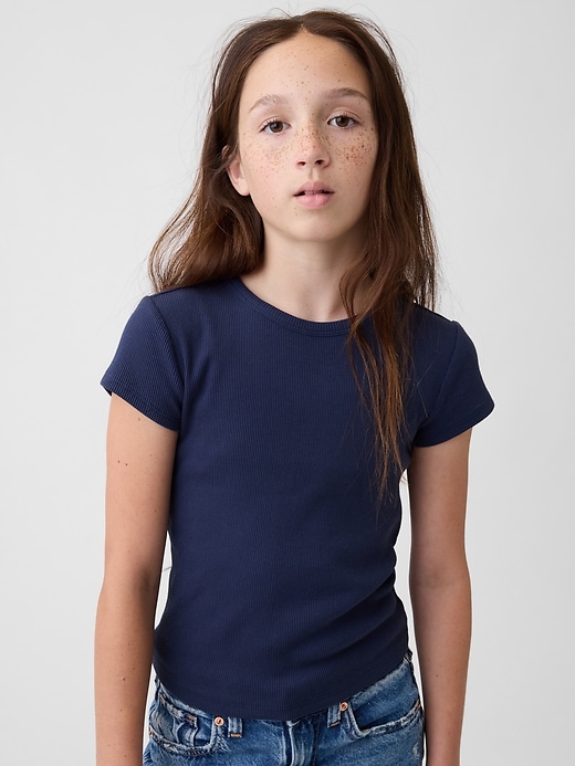 L'image numéro 1 présente T-shirt côtelé pour Enfant