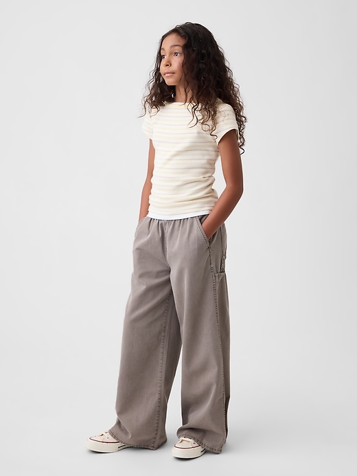 Image number 1 showing, Kids Easy Wide-Leg Utility Pants