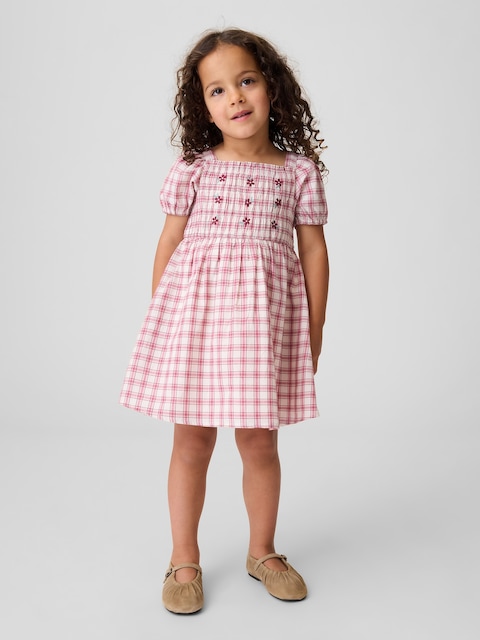 Baby & Toddler Smocked Plaid Dress