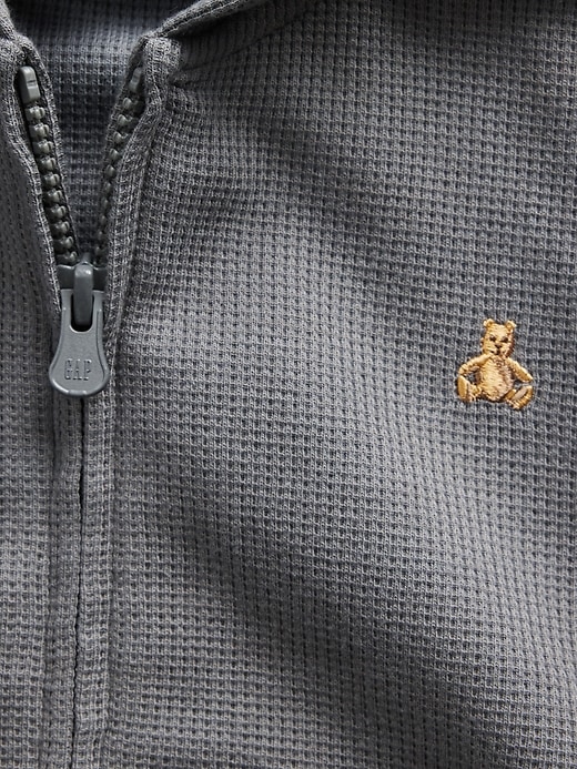 L'image numéro 5 présente Veste à capuchon en tricot gaufré pour Bébé et Tout-petit