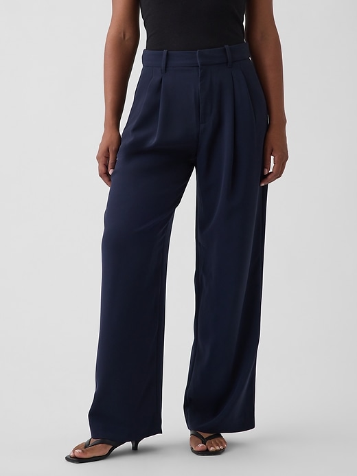 L'image numéro 2 présente Pantalon 365 profilé à taille haute à plis