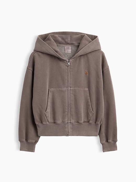 Image number 4 showing, Kids VintageSoft Oversized Logo Zip Hoodie