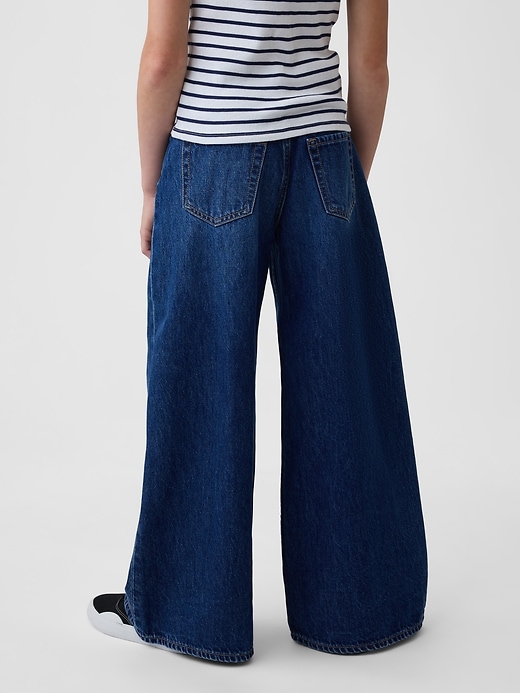 Image number 3 showing, Kids Low Rise Front Yoke Baggy Jeans