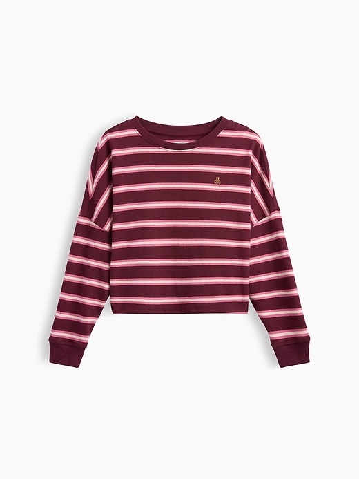 L'image numéro 2 présente T-shirt surdimensionné en tissu épais pour Enfant
