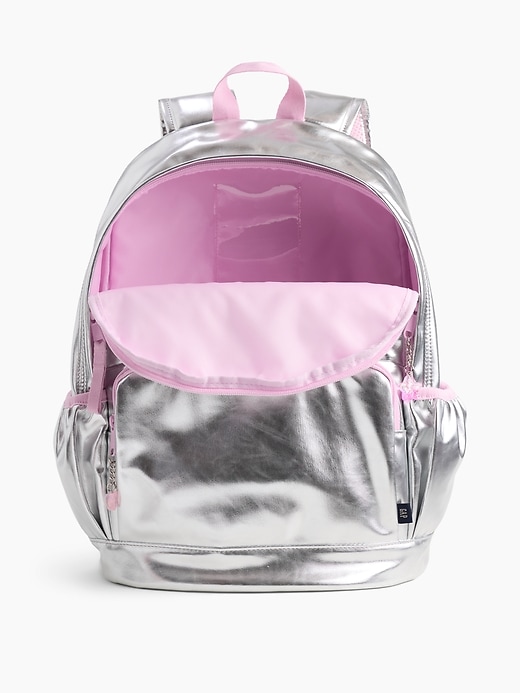 Image number 4 showing, Kids Metallic Charm Backpack