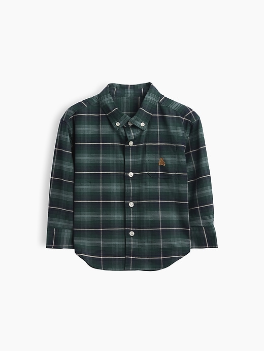 L'image numéro 2 présente Chemise ample oxford à imprimé et motif pour Bébé et Tout-petit
