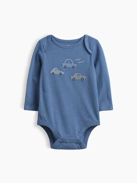 CACHE-COUCHE EN COTON BIOLOGIQUE À IMPRIMÉ PREMIERS ESSENTIELS POUR BÉBÉ