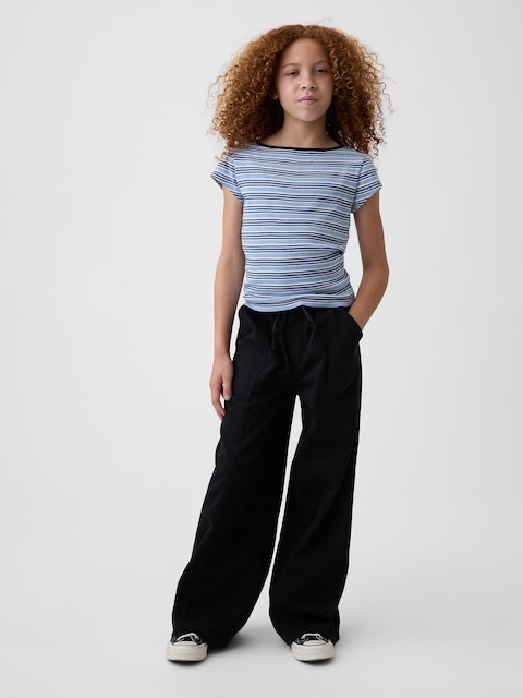 Kids Twill Baggy Pants