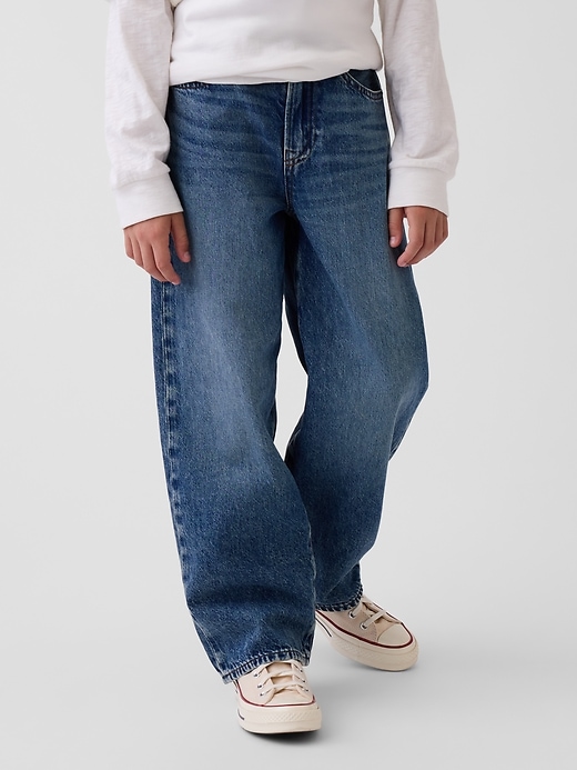 Image number 2 showing, Kids Baggy Taper Jeans