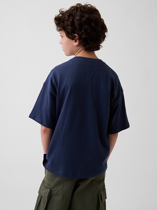 Image number 3 showing, Kids Heavyweight Oversized T-Shirt
