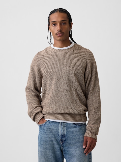 Relaxed Shaker Sweater