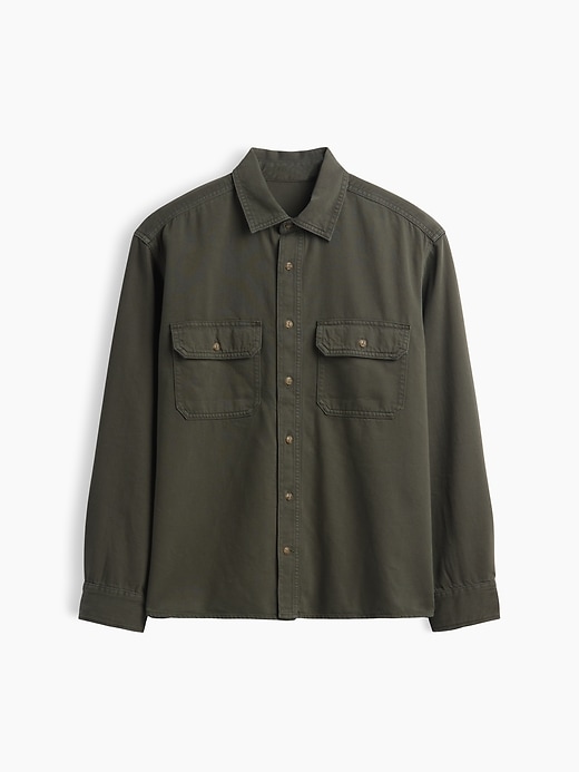 Image number 5 showing, UltraSoft Denim Relaxed Utility Shirt