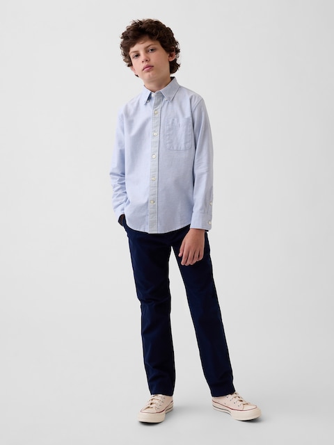 KAKI D'UNIFORME ÉTROIT MODERNE POUR ENFANT