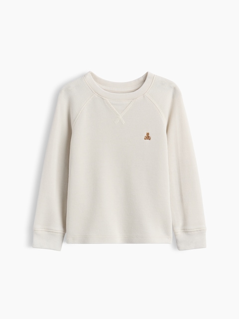 T-SHIRT RAS DU COU TEXTURÉ POUR BÉBÉ ET TOUT-PETIT