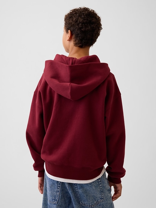 Image number 2 showing, Kids VintageSoft Relaxed Zip Hoodie